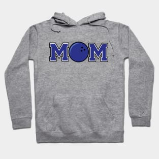 Bowling Mom Blue Hoodie